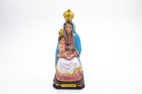 Imagem Nossa Senhora das Candeias Importada Resina 15 cm - Amém Decoração Religiosa