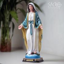 Imagem Nossa Senhora Das Graças 30cm Resina Importada Imagem Nossa Senhora Das Graças 30cm Resina Importada