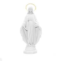 Imagem Nossa Senhora das Graças Com Auréola Ouro G 32cm