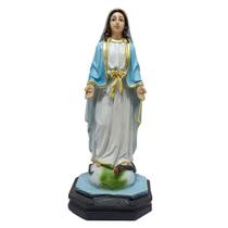 Imagem Nossa Senhora das Graças Resina 16 cm santa filhos Imagem Nossa Senhora das Graças Resina 16 cm santa filhos