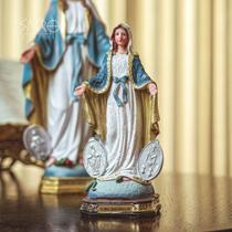Imagem Nossa Senhora Das Graças Resina Importado 20cm - Sacro