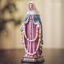 Imagem Nossa Senhora das Lágrimas 20cm Resina Importada Imagem Nossa Senhora das Lágrimas 20cm Resina Importada