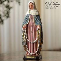 Imagem Nossa Senhora Das Lágrimas 30cm Resina Importada - Sacro