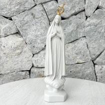 Imagem Nossa Senhora de Fátima 28 cm C/Aureola Dourada