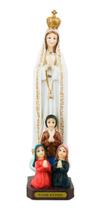 Imagem Nossa Senhora De Fátima 3 Pastores Pastorinhos 30cm