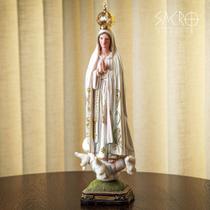Imagem Nossa Senhora de Fátima 40cm Resina Importada - Sacro
