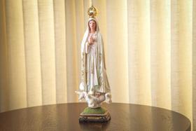 Imagem Nossa Senhora de Fátima 40cm Resina Importada - Sacro