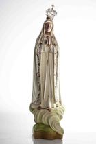 Imagem Nossa Senhora De Fátima 60cm Com Pedras De Strass