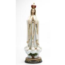 Imagem Nossa Senhora De Fátima 60cm Resina Importada
