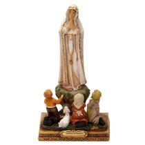 Imagem Nossa Senhora de Fatima Com Pastores 20cm Florence Espressione Di Santi - Espressione Arts