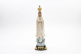 Imagem Nossa Senhora de Fatima Importada Di Angelo Resina 23 cm