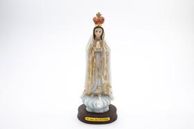 Imagem Nossa Senhora de Fatima Resina 15 cm - Amém Decoração Religiosa