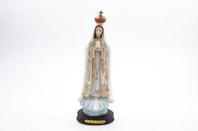 Imagem Nossa Senhora de Fatima Resina 20 cm