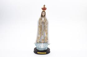 Imagem Nossa Senhora de Fatima Resina 20 cm - Amém Decoração Religiosa