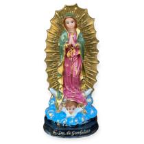 Imagem Nossa Senhora de Guadalupe 15cm Resina