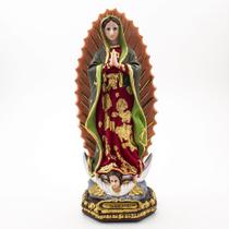 Imagem Nossa Senhora de Guadalupe Resina 22 cm - Amém Decoração Religiosa