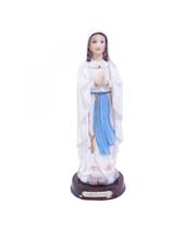 Imagem Nossa Senhora de Lourdes 21cm Resina Importada - Vivere