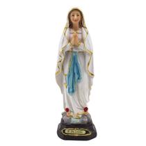 Imagem Nossa Senhora De Lourdes Importada Resina 20 Cm