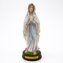 Imagem Nossa Senhora De Lourdes Resina 14 Cm