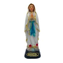 Imagem Nossa Senhora De Lourdes Resina Pequena 12 Cm
