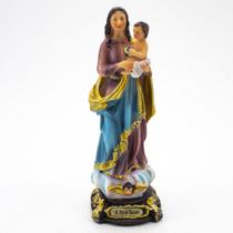 Imagem Nossa Senhora de Nazaré Importada Resina 14 cm - Amém Decoração Religiosa