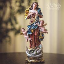 Imagem Nossa Senhora Desatadora Dos Nós 30cm Resina Imagem Nossa Senhora Desatadora Dos Nós 30cm Resina