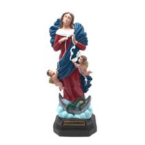 Imagem Nossa Senhora Desatadora dos Nós Borracha Inquebrável 33 cm Imagem Nossa Senhora Desatadora dos Nós Borracha Inquebrável 33 cm