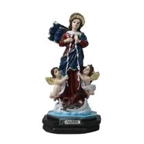 Imagem Nossa Senhora Desatadora dos Nós Resina 15 cm altura