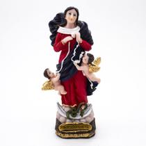 Imagem Nossa Senhora Desatadora dos Nós Resina 15 cm - Amém Decoração Religiosa