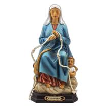 Imagem Nossa Senhora Desatadora Dos Nós Sentada Importada Imagem Nossa Senhora Desatadora Dos Nós Sentada Importada
