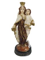 Imagem Nossa Senhora do Carmo 12cm Resina Imagem Nossa Senhora do Carmo 12cm Resina