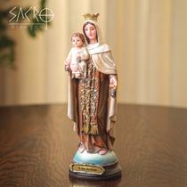 Imagem Nossa Senhora do Carmo Resina Importada 20cm - Sacro