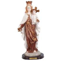 Imagem Nossa Senhora do Carmo Resina Importada Religiosa 29cm Imagem Nossa Senhora do Carmo Resina Importada Religiosa 29cm