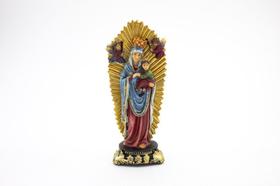 Imagem Nossa Senhora do Perpétuo Socorro Importada Di Angelo Resina 12,5 cm