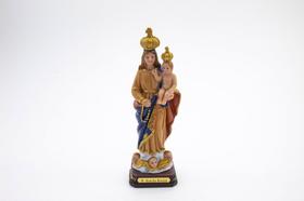 Imagem Nossa Senhora do Rocio Importada Resina 12,5 cm