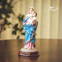 Imagem Nossa Senhora Do Rosário 15cm Resina Estatueta
