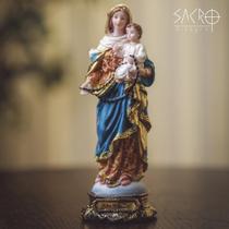 Imagem Nossa Senhora do Rosário 20cm Resina Importada - Salvatore