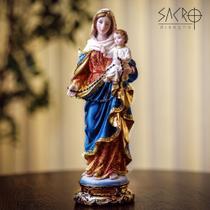 Imagem Nossa Senhora do Rosário 30cm Resina Importada - Sacro