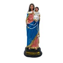 Imagem Nossa Senhora do Rosário Borracha Inquebrável 21 Cm