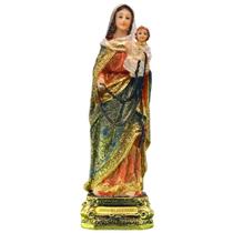 Imagem Nossa Senhora do Rosário resina importada 21cm - Arte Relicário