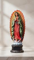 Imagem Nossa Senhora Guadalupe 30cm Resina Colorida