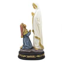 Imagem Nossa Senhora Lourdes Bernadete Importada Resina 32