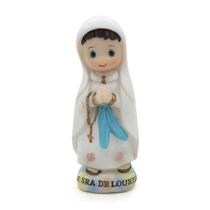 Imagem Nossa Senhora Lourdes Infantil Importada Resina 8 Cm Imagem Nossa Senhora Lourdes Infantil Importada Resina 8 Cm