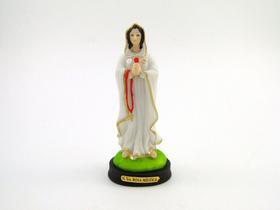 Imagem Nossa Senhora Rosa Mística Resina 14 cm - Amém Decoração Religiosa