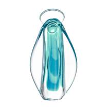 Imagem Nossa Senhora Santa Virgem Maria Azul Pequena de Cristal Murano 15x9cm Imagem Nossa Senhora Santa Virgem Maria Azul Pequena de Cristal Murano 15x9cm