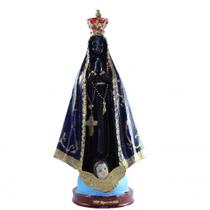 Imagem Nossa Sra Aparecida Escultura Resina 30 cm Imagem Nossa Sra Aparecida Escultura Resina 30 cm