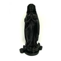 Imagem Nossa Sra Aparecida Negra Escultura Resina 34 cm Imagem Nossa Sra Aparecida Negra Escultura Resina 34 cm