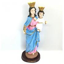 Imagem Nossa Sra Auxiliadora Escultura Resina 29 cm