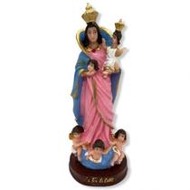 Imagem Nossa Sra da Cabeça Escultura Resina 17 cm