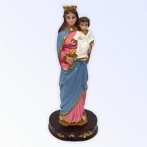 Imagem Nossa Sra da Guia Escultura Resina 14 cm Imagem Nossa Sra da Guia Escultura Resina 14 cm
